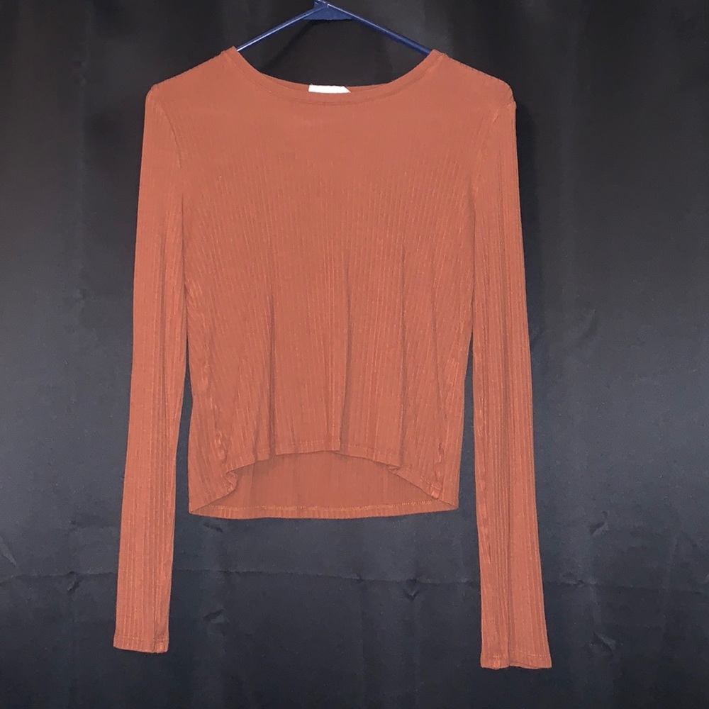 Brown long sleeve women’s t-shirt